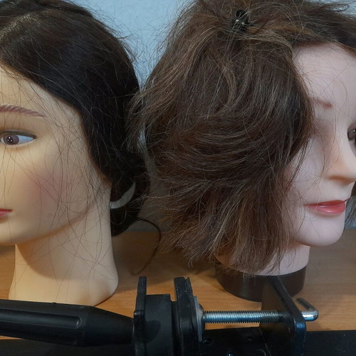 Practice hairdressing dolls used, pack of 2