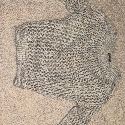 Stradivarius knitted sweater gray like new