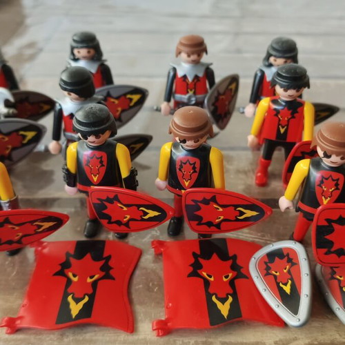 Playmobil ιππότες δράκου πακέτο 605 μεταχειρισμένο