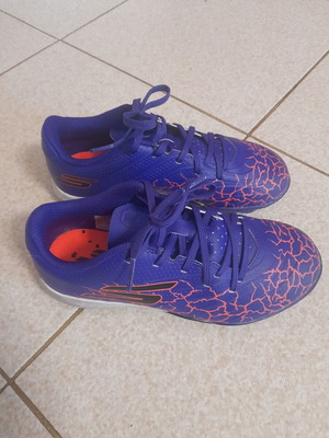Παιδικά Ποδοσφαιρικά Παπούτσια Skechers SKX 01 Academy Juniors No32 σαν καινούργια, μωβ με σχάρα