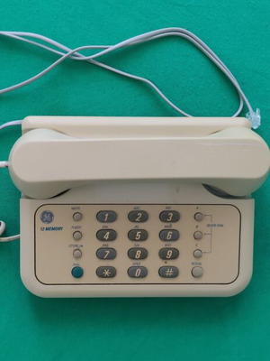 General Electric 2-9230A vintage ενσύρματο τηλέφωνο μεταχειρισμένο, 12 μνήμες