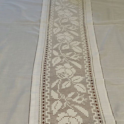 Handmade curtains like new, set of 2, 145x160 cm