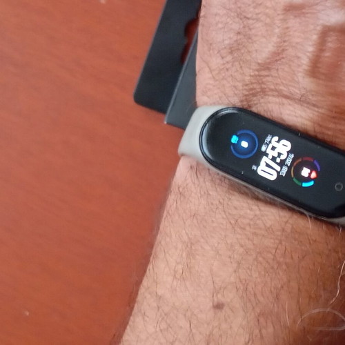 Mi Smart Band 5 activity tracker used