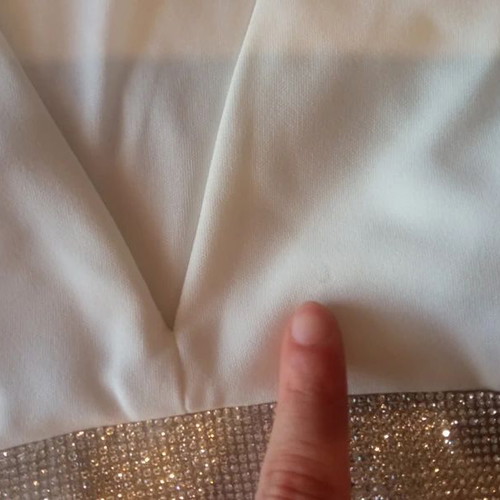 Zara crop top with strass, used, size M