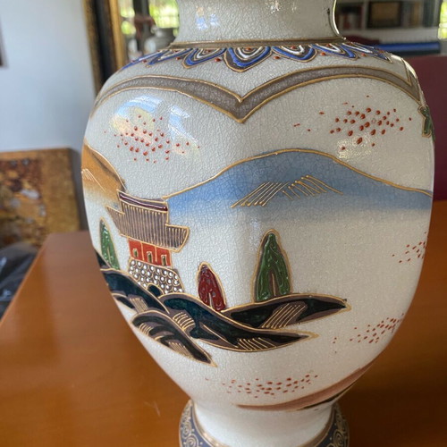 Vintage ιαπωνικό πορσελάνινο βάζο 30εκ Made in Japan