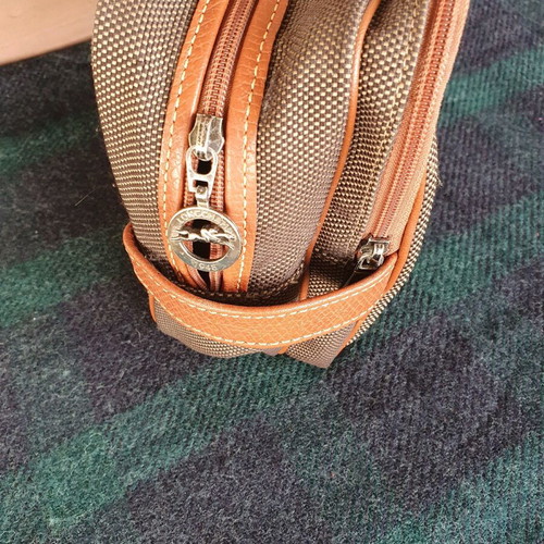 Longchamp handbag used, brown