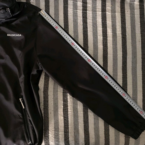 Balenciaga men's windbreaker jacket like new, black, sizes M-L