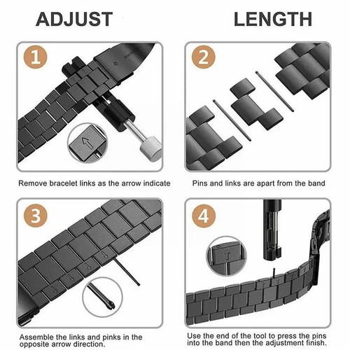 Watch tool for adjusting metal straps, new