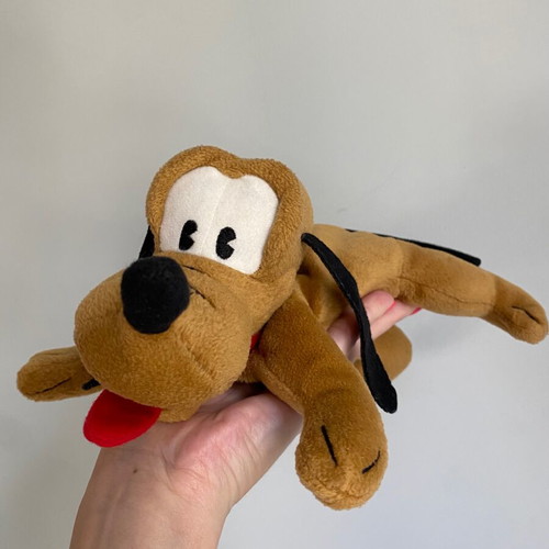 Disney Pluto vintage plush beanbag toy 1997 used