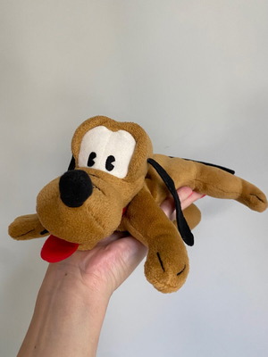 Disney Pluto vintage plush beanbag toy 1997 used