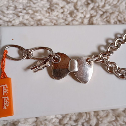 Folli Follie silver bracelet with bow new