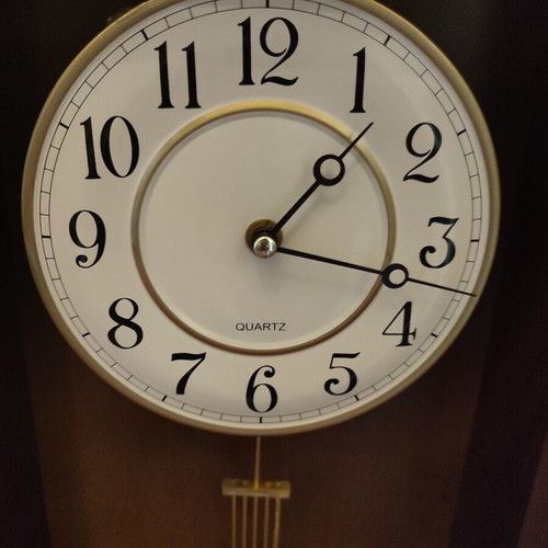 Wall clock pendulum wooden used