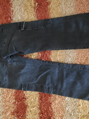 Παιδικό παντελόνι cargo jeans Zara μαύρο σαν καινούργιο, 164 cm