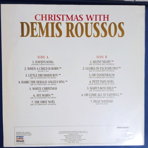 Vinyls Christmas With Demis Roussos and Winter Wonderland like new