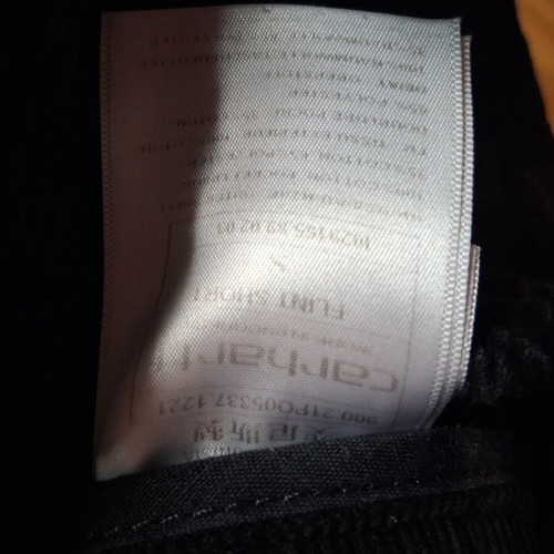 Carhartt Wip black Flint shorts, size S