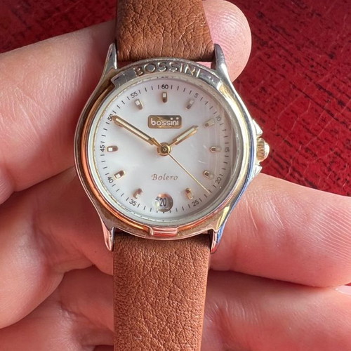 Bossini Bolero women's watch used with brown strap