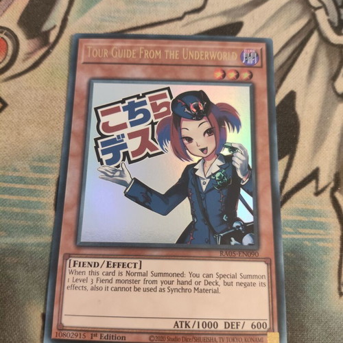 Tour Guide From the Underworld Yu-Gi-Oh card in excellent condition