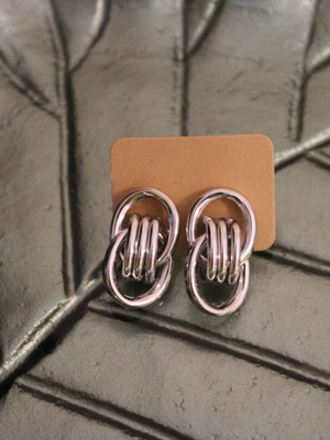 Silver earrings new