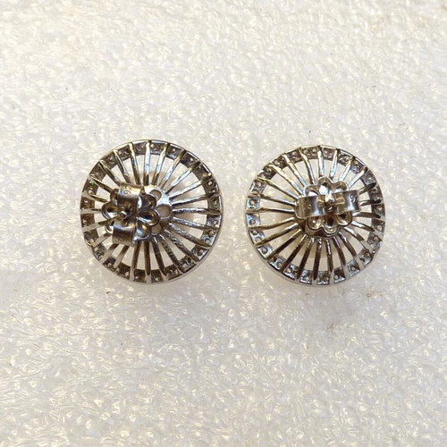925 Silver Earrings with Freshwater Pearls and Zircon