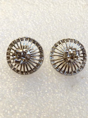 925 Silver Earrings with Freshwater Pearls and Zircon