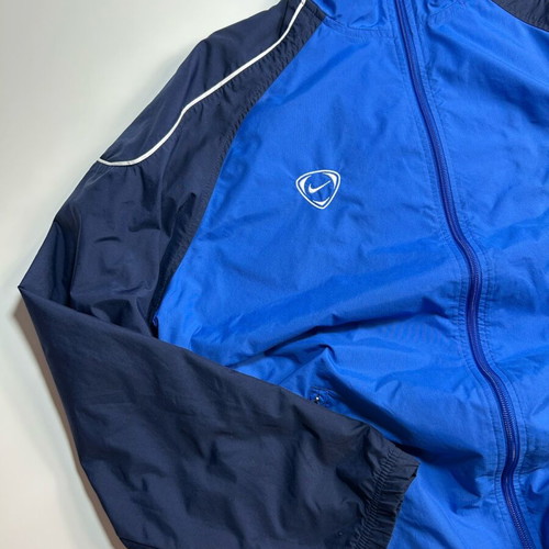 Nike Vintage Jacket Windbreaker Blue Size L