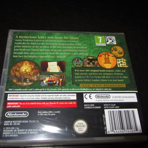 Professor Layton and the Lost Future Nintendo DS new sealed