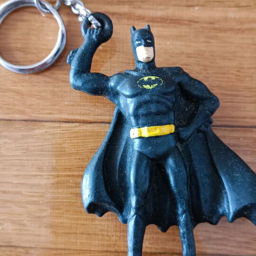 Batman keychain vintage 1989, used, black