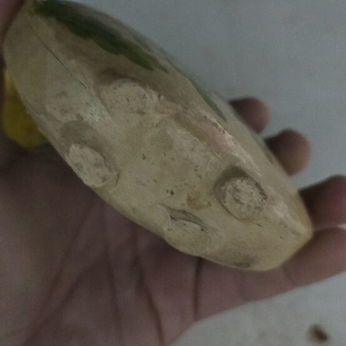 Ceramic flask used