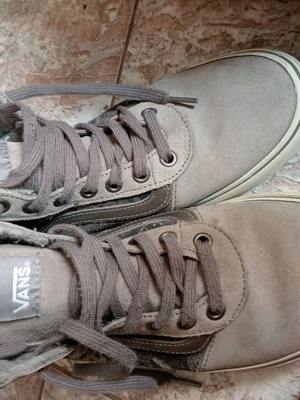 Vans μποτάκι γκρι σαν καινούργιο γυναικείο
