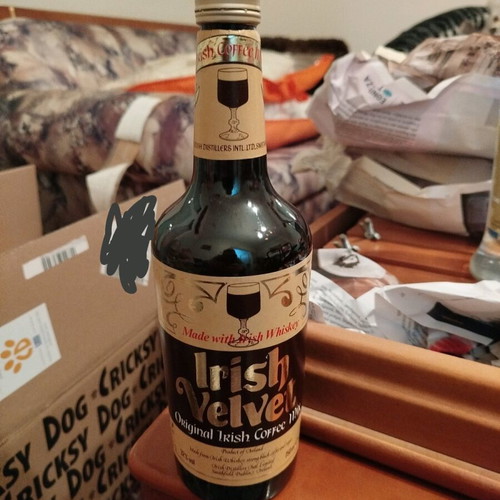 Irish Velvet used, opened