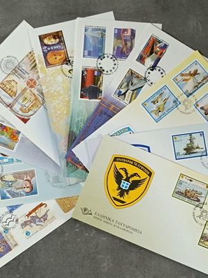 FDC 1999 Greece complete year new, official first day covers