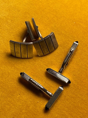 Silver cufflinks used, 2 pairs (835, 925)