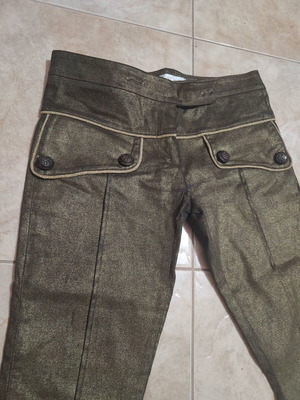 Exex vintage Italian pants, gold bronze color