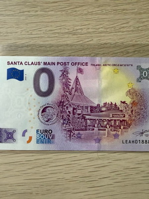 Zero euro note new collectible from Rovaniemi