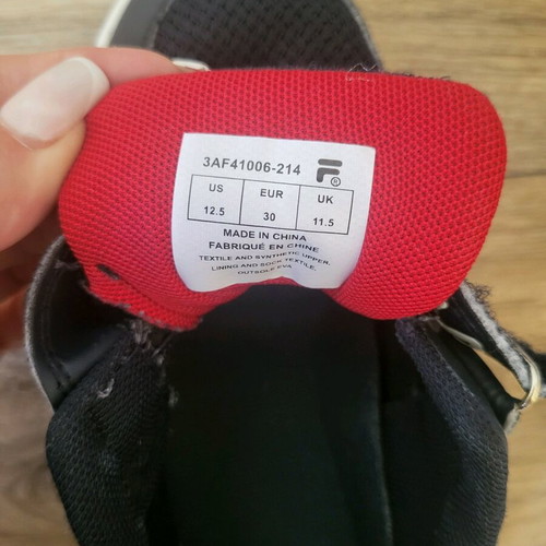 Fila shoes used, size 30, blue with red details