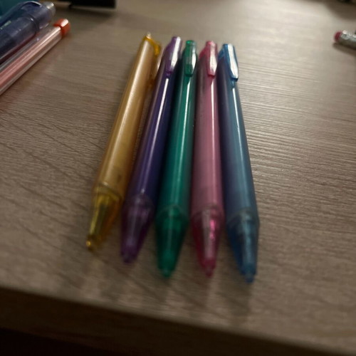 Mechanical pencils used, set of 5 pieces