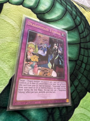 YuGiOh! Dragonmaid Tidying κάρτα σαν καινούργια από συλλογή RA04