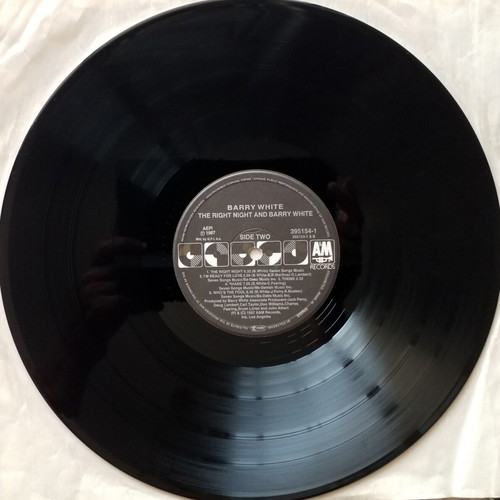 Barry White The Right Night & Barry White vinyl LP