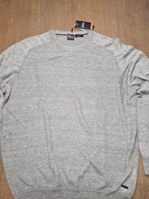 Hugo Boss linen pullover XL new, olive color