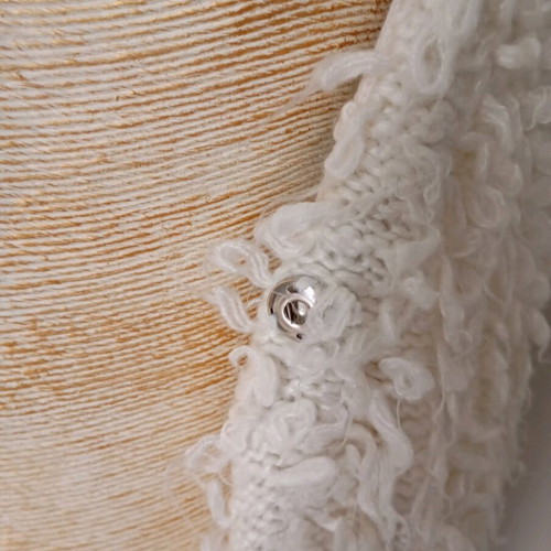 TU women's cardigan used, white, size L