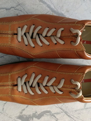 Prada leather sneakers size 37 like new