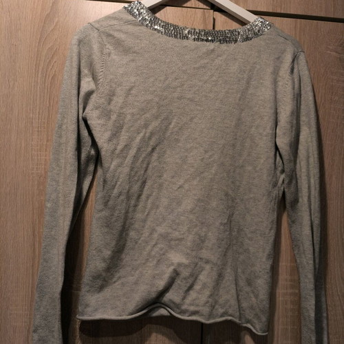 Guess cardigan with sequins gray like new, size S