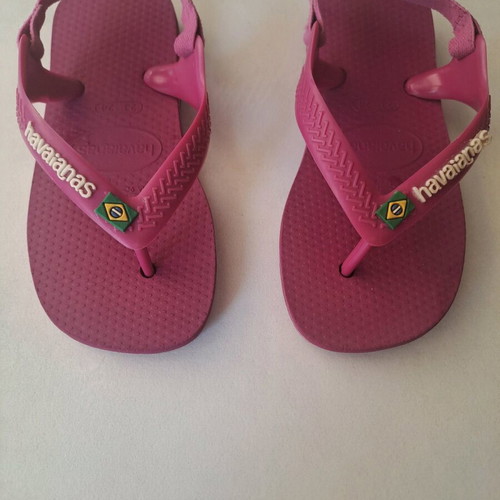 Havaianas kids flip-flops like new, size 23-24, pink