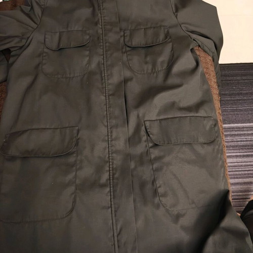 Black trench coat like new size L