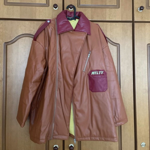 Shein leather jacket, multicolour, size L
