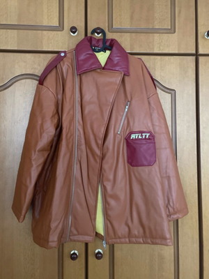 Shein leather jacket, multicolour, size L