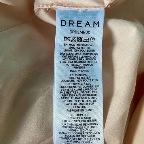 Ethereal long nude dress Sister Jane new, size XS