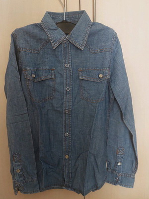 Zara denim shirt for boys 9-10 years 134 cm light color