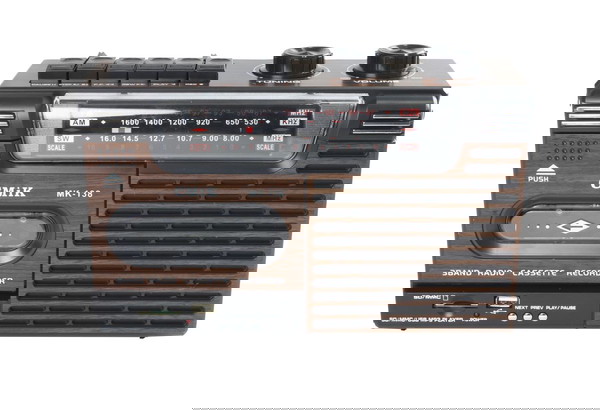 Φορητό Ραδιοκασετόφωνο Με Κάρτα SD Και USB