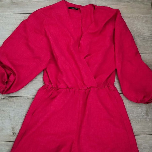 Linen jumpsuit pink, like new, INDIGO brand